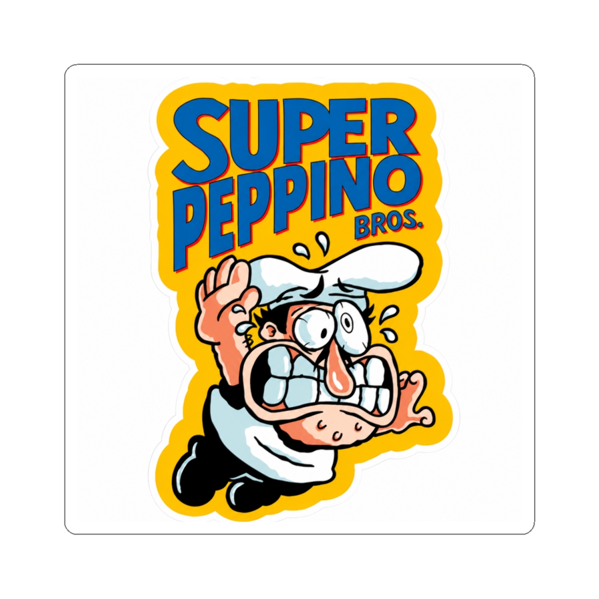Super Peppino Sticker | Pizza Tower - alternate angle 1, merchandise