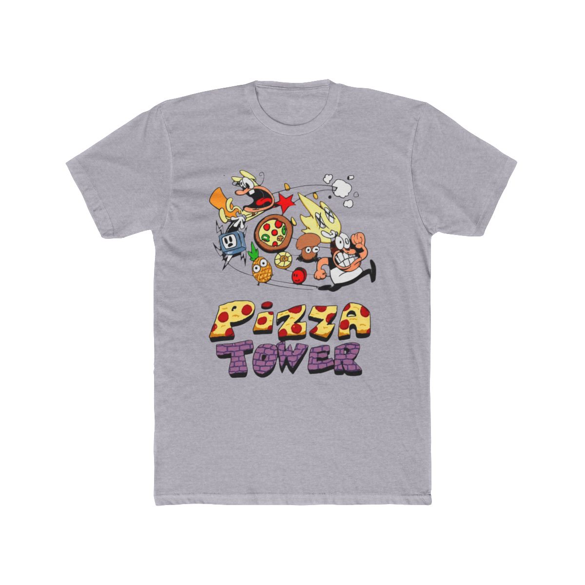 اشترِ Pizza Tower Peppino Trans Game Shirt Merch Men Women Pure Cotton Graphic Tee | Joom - alternate angle 3, merchandise