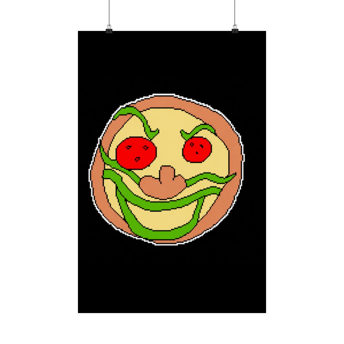 Pizza Face Posters and Art | Pizza Tower